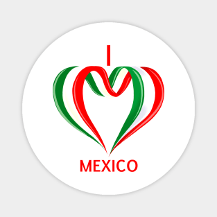 I love MEXICO Magnet